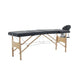 Portable Extra Width Folding Massage Table Bed - 3 Section Black