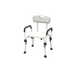 45 cm Non-Slip Elderly Bath Chair with White Finish - 150 kg Capacity