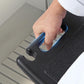 Adjustable Shower Stool - Wood-Finish Aluminium Frame & Anti-Slip Feet