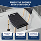 Adjustable HeavyDuty Shower Chair Elderly Disabled Support Seat Wood Finish