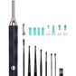 Electric Ear Pick Tool Safe Earwax Removal with LED & Suction Black