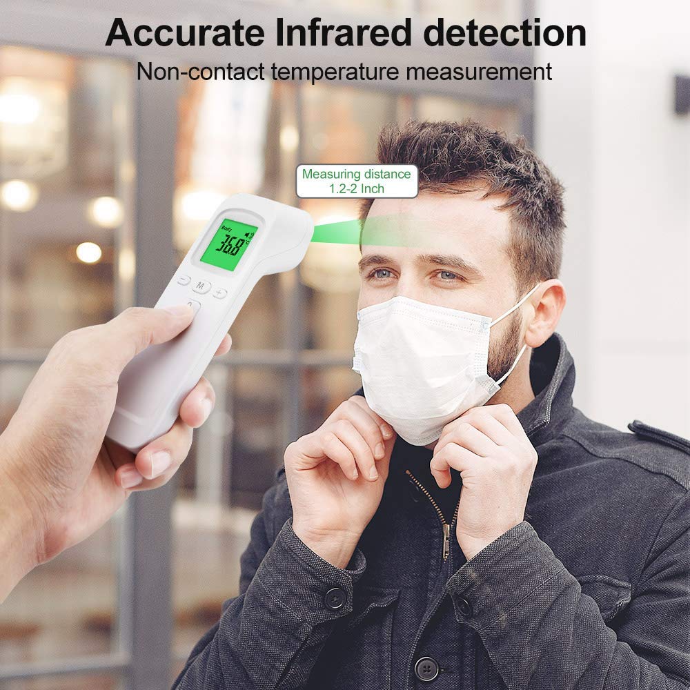Forehead Infrared Thermometer - Non-Contact Digital Temperature Scanner