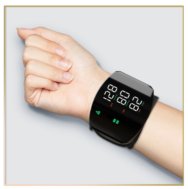 Wrist Blood Pressure Monitor - Digital Oscillometric BP & Pulse Tracker