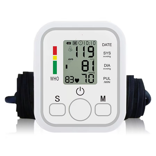 Digital Upper Arm Blood Pressure Monitor-Automatic, Backlit Voice Function