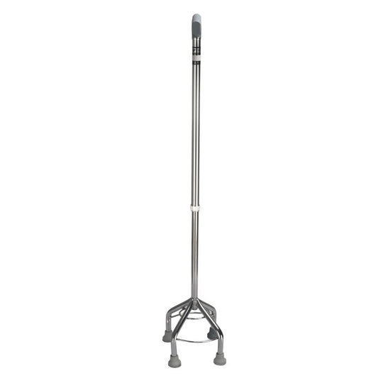 4-Leg Quadripod Walking Stick - Height Adjustable Cane for Stability