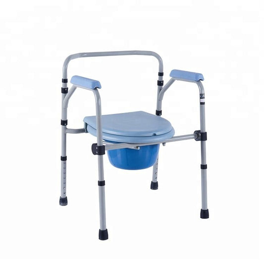 Height-Adjustable Home Care Stool - Durable Bath & Utility Seat