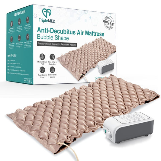TripleMED Alternating Pressure Air Mattress Overlay with Pump