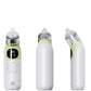 Adjustable Silicone Baby Nasal Aspirator Rechargeable Battery White Green