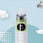 Adjustable Silicone Baby Nasal Aspirator Rechargeable Battery White Green