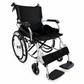 TripleMED Lightweight Foldable Aluminium Manual Wheelchair - Black