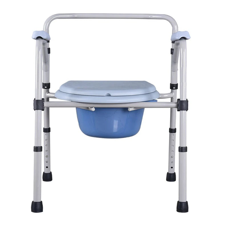 Height-Adjustable Home Care Stool - Durable Bath & Utility Seat